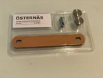 Ikea Osternas Leather Handles Tanned 2-PACK Sealed 65 Mm. Fixed Price $15.99.