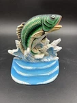 Vintage Cast Iron Fish Door Stop/bookend By Midwest Importers. Fixed Price $17.95.