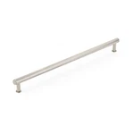 Two Schaub And Company 5018A-BN Brushed Nickel 18" Appliance Pulls Knurled. Fixed Price $200.00.