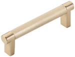 Emtek 84053.REC.KN Knurled 4" Center To Bar Cabinet Pull - Satin Brass /. Fixed Price $28.80.