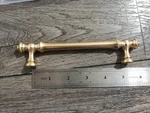 Amerdeco 10PK Brushed Brass Cabinet Pulls 5"(128MM) Hole Center Handles ZH0014... Fixed Price $27.99.