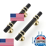Ravinte 10-PACK 5" Matte Black Gold Cabinet Pulls Handles Kitchen Drawer. Fixed Price $69.52.