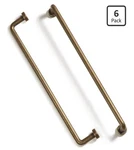 Goo-ki 6-PACK 7 9/16" Antique Brass Cabinet Drawer Handles Vintage Kitchen Hard. Fixed Price $53.99.
