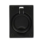 Baldwin 0395190 Flush Ring Pull, Matte Black. Fixed Price $20.00.