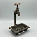 Cast Iron Decorative Rustic 8.5" Soap Dish Eclectic Boho Unique. Fixed Price $22.50.