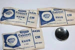Nos Antique/vintage Stanley #4430 Cabinet Hardware Knobs 2" Diameter Chrome. Fixed Price $14.95.