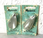 Amerock Mid Century Silver Petal Pulls 2 Teardrop Cabinet Drawer Die Cast. Fixed Price $19.95.