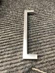 Gobekor 25 Pack Brushed Nickel Cabinet Handles Square Kitchen Pulls 5IN. Fixed Price $42.50.