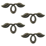 Morobor Pack 4" Vintage Style Leafy Drawer Green Bronze - 4.13" 4PCS. Fixed Price $22.81.