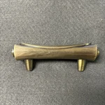 2-1/2" Scroll Pull Antique Brass. Fixed Price $5.12.
