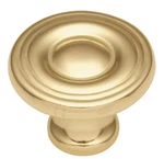 Belwith Keeler Conquest Collection 3/16" Cabinet Knob Polished Brass 2 Pack. Fixed Price $6.24.