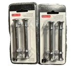 (2-2PK) Delta Silverton 3IN/76MM Classic Polished Chrome Cabinet Drawer Pulls. Fixed Price $14.98.