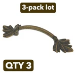 Nos 3-PACK Lot Amerock BP4451R2 Maple Leaf Cabinet Pull Weathered Brass 3" Cc. Fixed Price $39.21.