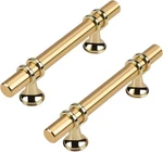 10 Pack Kitchen Cabinet Handles Gold Pulls 3 Inch Brushed Drawer.... Fixed Price $47.26.