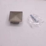 Richelieu Contemporary Cabinet Knob Brushed Nickel 1-1/4 BP53082. Fixed Price $6.74.