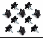 Powertec QNB3007-P2 5-STAR Stud Knob, 5/16"-18, 10 Pk. Fixed Price $19.99.