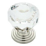 29 Nos Brainerd Acrylic 1-7/16 Satin Nickel And Clear Traditional Cabinet Knobs. Fixed Price $144.99.