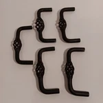 Bird Cage Drawer Pull Set Of 5 Twisted Metal Cabinet Knob Black. Fixed Price $15.00.