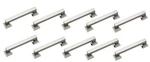 T1 Lot Of 10 Belwith P3012-SN 5-1/16" (128MM) Center Pull Satin Nickel. Fixed Price $26.99.