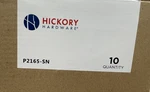 Hickory Hardware P2165-SN Euro-contemporary Pull Satin Nickel Lot Of 10. Fixed Price $38.49.