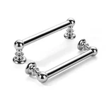 Chrome Cabinet Pulls 4IN Hole Center, 10 Pack, Heavy-duty Hardware For Kitchen. Fixed Price $73.58.