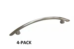 Style Selections 4PK 3-7/9IN Center-center Satin Nickel Arch Handle Drawer Pulls. Fixed Price $12.79.
