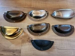 Lot Of 7 Cabinet Drawer Pulls Wide Handles - Variety. Fixed Price $23.74.