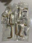 Lot Of 7 Liberty Half Round Bronze Drawer Pulls & Screws New P39955C-VBC-C. Fixed Price $32.00.