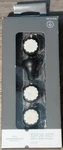 Threshold Knob Set Soft Iron Finish & Ivory White, Pack 4 - New. Fixed Price $13.95.