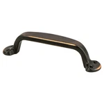 Berenson 7890 Bronze Vibrato 3-3/4" Center Handle Cabinet Pull. Fixed Price $8.95.