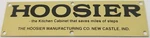 Solid Brass Hoosier Name Plate Cabinet Label Badge Saves Steps Sellers Antique. Fixed Price $12.24.
