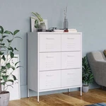 Drawer Cabinet White 31.5"X13.8"X40" Steel. Fixed Price $568.19.