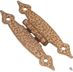 Belwith P106-AC Cabinet Door Hinges Hammered Antique Copper 3 1/2" New. Fixed Price $5.00.