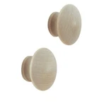 (10-2PK)-AMEROCK Everyday Heritage Wood 1-1/2 In. Cabinet Knob Model: BP813-WD. Fixed Price $38.99.