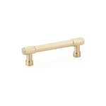 Emtek 86686US4 Jasper Cabinet Pull, 3-1/2" C-c, Satin Brass. Fixed Price $17.60.