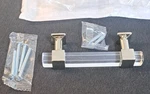 Orger 10 Pack Acrylic Cabinet Pulls 3 Clear Handles Chrome Drawer Kitchen New. Fixed Price $22.99.