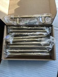 Haidms 10 Pack Brushed Brass Kitchen Cabinet Pulls 4 Hole Center New. Fixed Price $28.95.