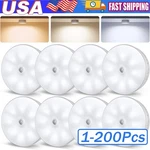 Led Motion Sensor Light Usb Rechargeable Pir Wall Cabinet Stair Night Lamp. Fixed Price $265.22.