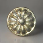 Lot Of 6 Vintage Belwith Cabinent Drawer Pulls P531-PB Gold Tone Round Classy. Fixed Price $12.00.