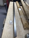 Emtek Assa Abloy Back To Square 48" Door Pull Stainless Steel BTB86187SS. Fixed Price $179.95.