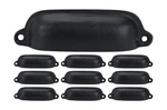 A29 Set Of 10 Cast Iron Cup Drawer Pulls, 3.5 Inch Pulls... Usa Fast Ship. Fixed Price $42.48.