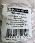 (2 Pack) Liberty PN0393H-SN 35MM Large Football Cabinet Drawer Knob Satin Nickel. Fixed Price $8.98.