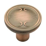 (12 Pack) 1-3/16" Vignette Design Knob Red Antique Copper. Fixed Price $50.90.