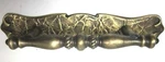 Amerock 176 Carriage 1971 Dark Hammered Brass Pull Handle & Backplate 3" Centers. Fixed Price $7.90.