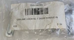 Gaylord Chrome Locking T Door Handle W Key 75585. Fixed Price $25.00.