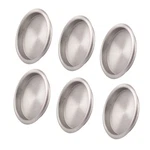 Kovosch 6 Closet Door Finger Pull Satin Nickel- Pack,. Fixed Price $13.24.