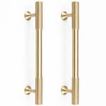 Rzdeal 4PCS Solid Brass Gold Cabinet Pulls, 5INCH Hole Centers For Kitchen Cu.... Fixed Price $61.32.