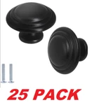 Probrico Cabinet Knobs / Handles Black, Drawer Closet Pull (25 Pack). Fixed Price $39.98.