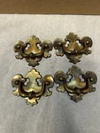 Colonial Drawer Pull Chippendale Batwing 2.5" Hole Bail Handle Hardware. Fixed Price $19.00.