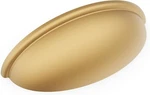 Hickory Heritage Designs 3" Brushed Brass Cup Bin Drawer Pull R077748BBX. Fixed Price $17.00.